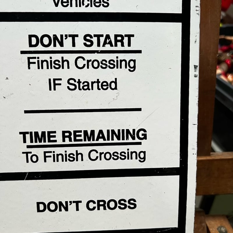 Vintage 信号機 歩行者用 押しボタン 看板 17-289 | BigBear Onli