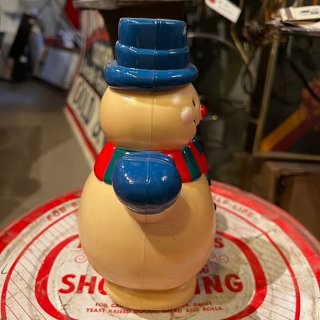 ヴィンテージ　プラスチック製　SNOWMAN CHRISTMAS　16‐326‐7