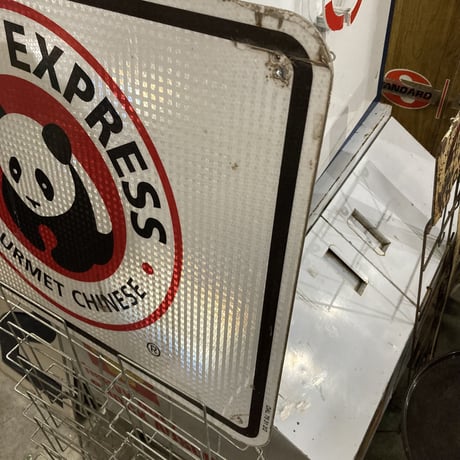 SUBWAY ＆ PANDA EXPRESS　ヴィンテージ両面看板　15-294-3