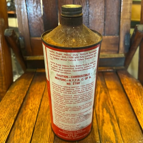 Vintage NAPA BRAKE OIL CAN 16-c-34