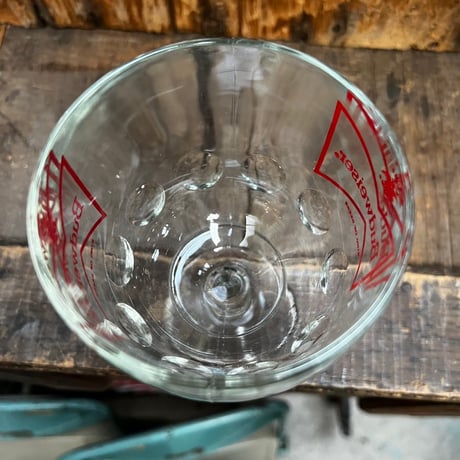 Vintage Budweiser Beer グラス 19-122-15