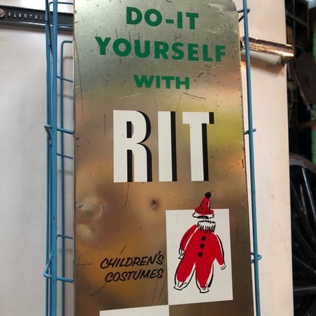 RIT 染料 ストアディスプレイ ヴィンテージ ラック