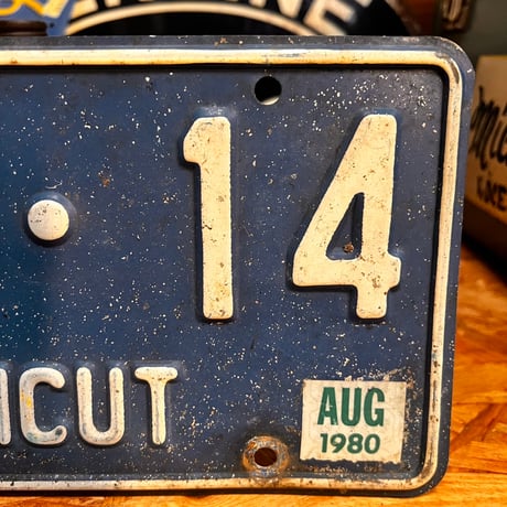Vintage License Plate コネチカット州 19-107-9