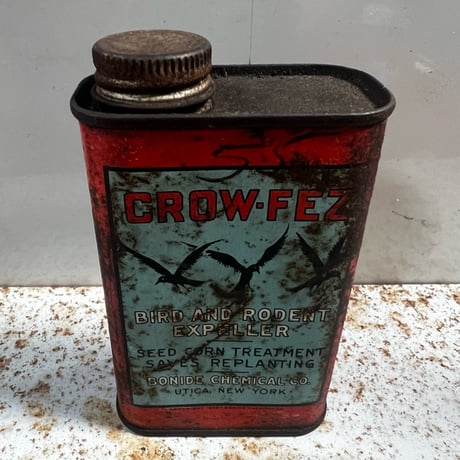 Vintage CROW-FEA Oil 缶 16-c-26