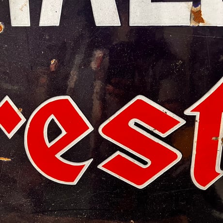 【希少!!】Vintage FIRESTONE ホーロー大型看板 ｓ-2-9-2