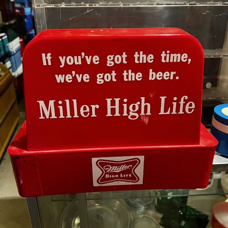 ヴィンテージ　Miller beer display case