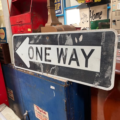 Vintage ONEWAY ロードサイン 21-213-2
