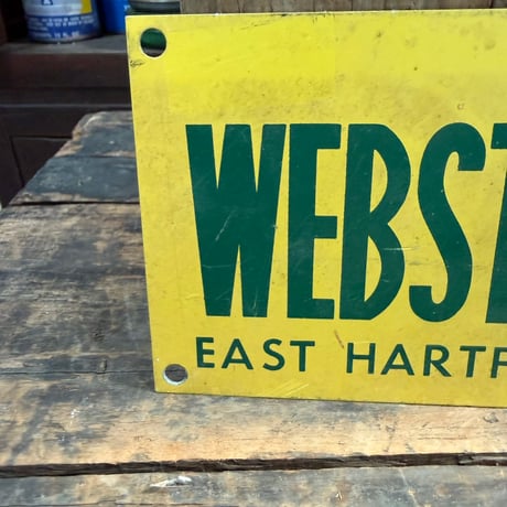 Vintage WEBSTER&WEBSTER 小型看板 19-108-143