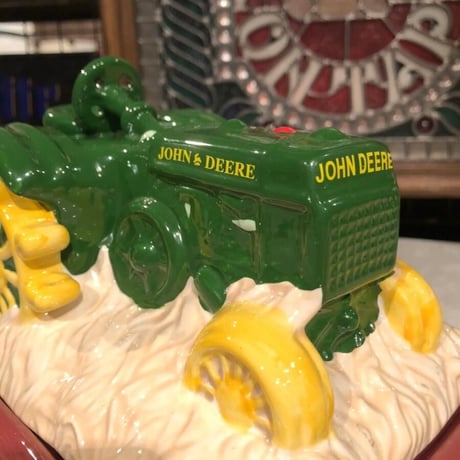 JOHN DEERE ヴィンテージ クッキージャー 陶器 箱付き