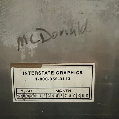 Vintage McDonald's 看板 20-202-60