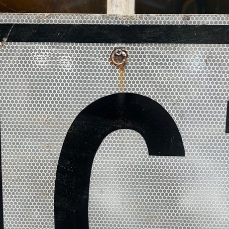 Vintage roadsign　JCT　18-81-39
