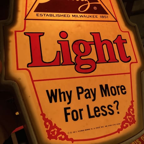 BLATZ LIGHT　ヴィンテージ　ウォールライト　16-321