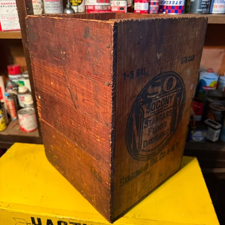 Vintage SOCONY STANDARD OIL 木箱 20-61