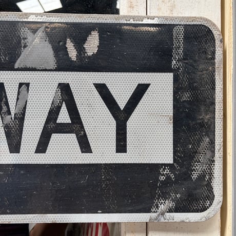 Vintage ONEWAY ロードサイン 21-213-2