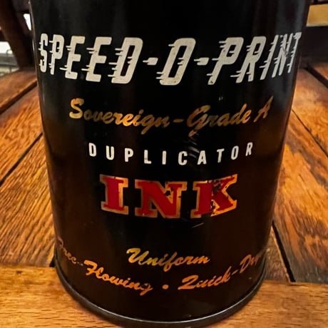 Vintage SPEED-O-PRINT OIL CAN 16-c-31