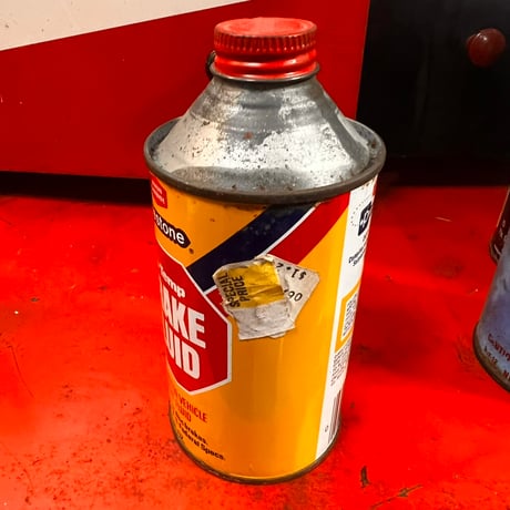 Vintage BRAKE FLUID OIL CAN  (中身入り)19-247-10