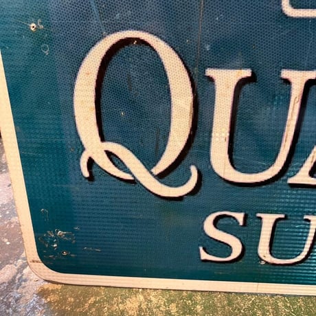 PIZZA　HUT　＆　QUALITY　SUITES　ヴィンテージ　両面看板　(13)296-3