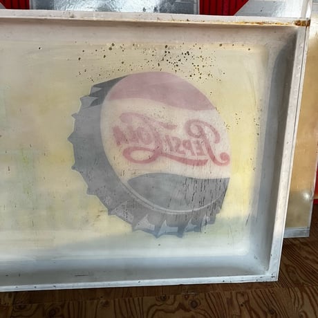 Vintage PepsiCola プラスチック Sign 17-72