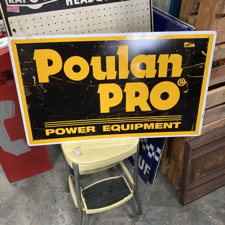 Poulan Pro　ヴィンテージ　看板　14-395