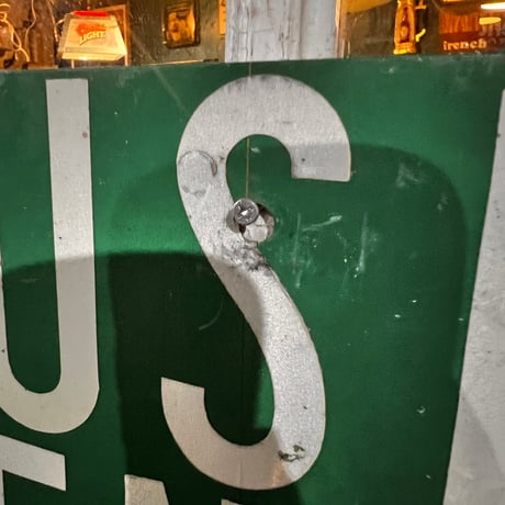 Vintage USE CENTER DOOR ONLY Sign 19-105-16