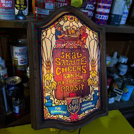 オールドスタイルビール ランプ ライト 照明 アドバタイジング ヴィンテージ オールドスタイルビール ランプ ライト 照明 アドバタイジング