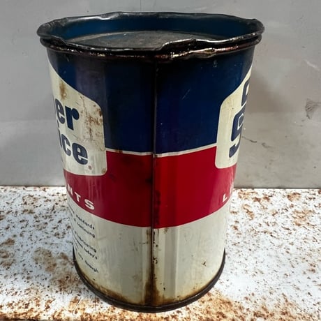 Vintage LUBRICANTS OIL 缶　16-c-25