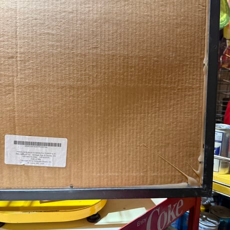Vintage SHOCK TOP BELGIAN WHITE パブミラー 21-372