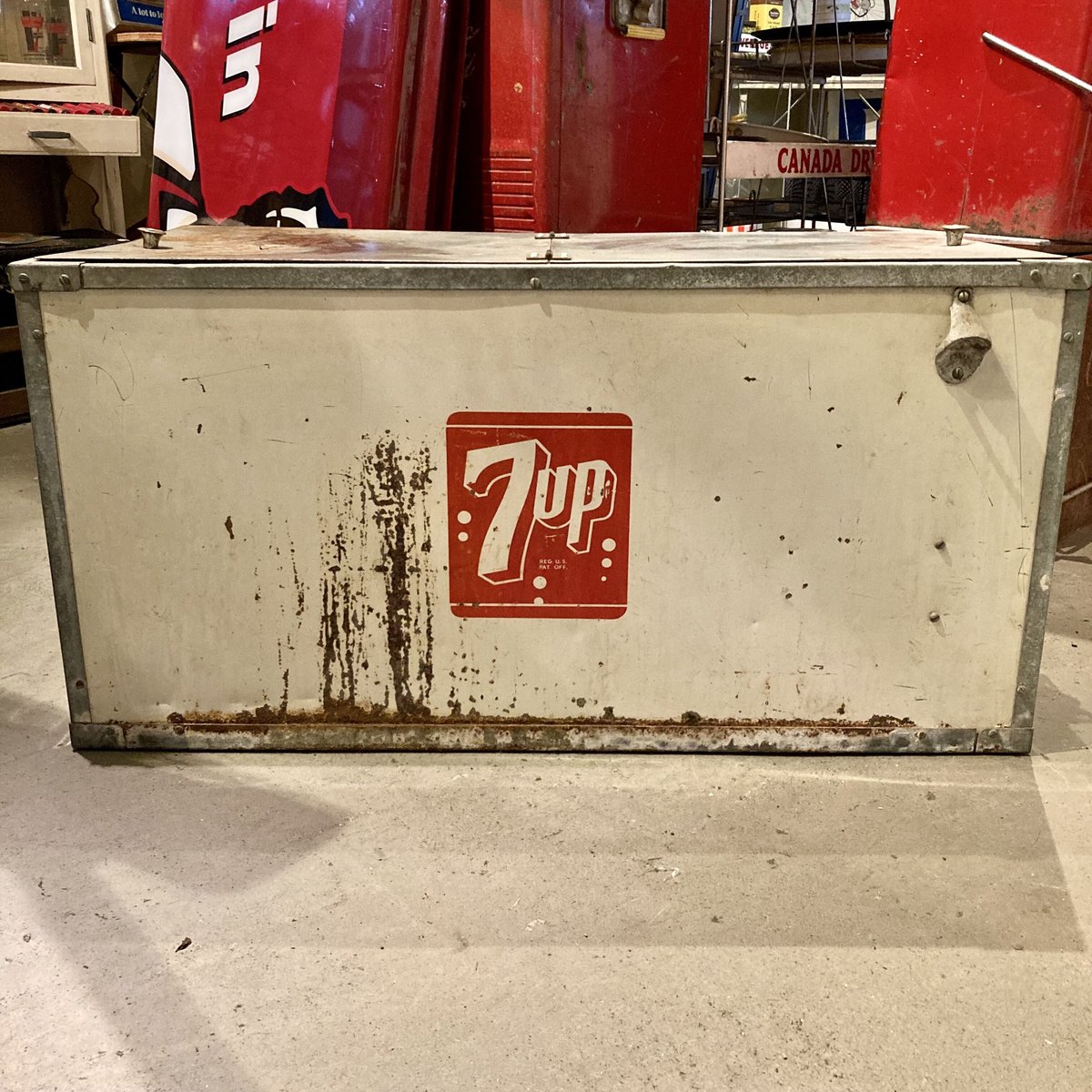 7UP ヴィンテージ 大型 クーラーボックス 11-193 | BigBear Online 