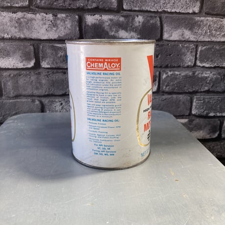 VALVOLINE　ヴィンテージ　オイル缶　10-342-3