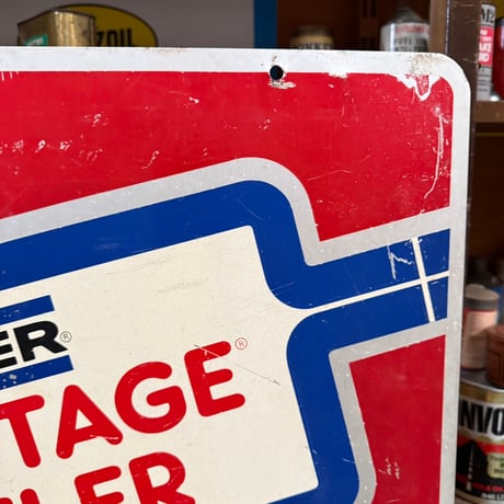 Vintage WALKER ADVANTAGE MUFFLER 両面サイン 21-86