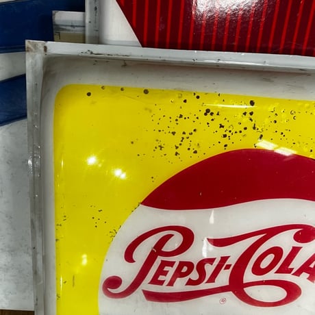 Vintage PepsiCola プラスチック Sign 17-72