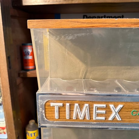 Vintage TIMEX CALENDAR DAY-DATE ディスプレイケース 20-373