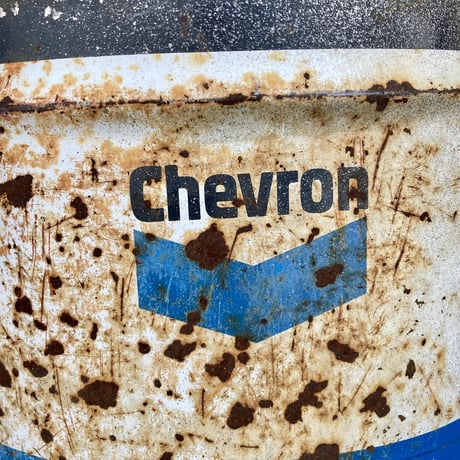CHEVRON　ヴィンテージ　オイル缶　14-461