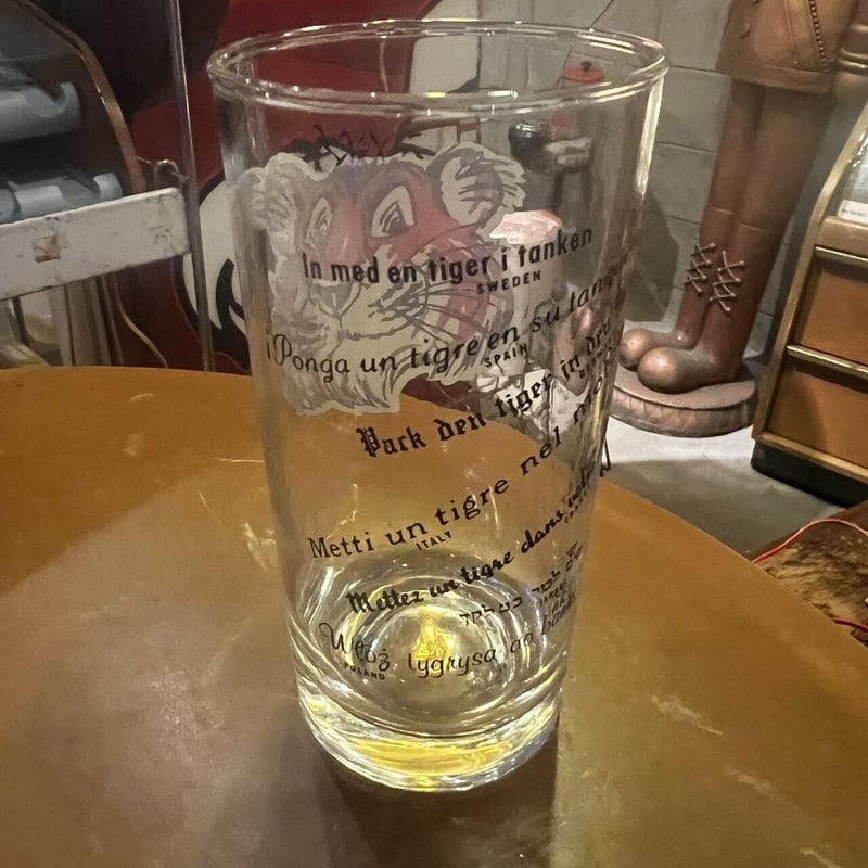 ジャック・ウッドソン ヴィンテージ ステンドグラス 特大 グラス