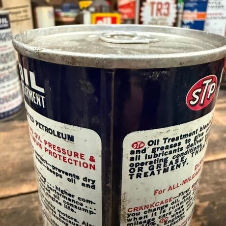 Vintage STP OIL CAN (中身入り) 17-77-19