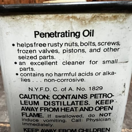 Vintage Sears Penetrating Oil Can 16-c-62