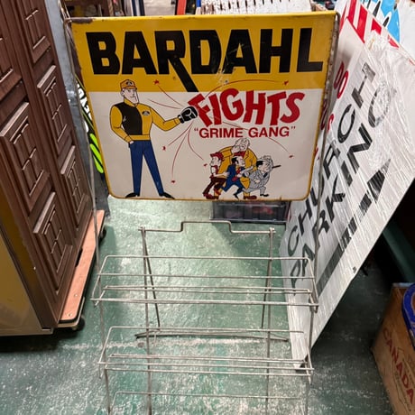 Vintage BARDAHL ディスプレイオイルラック 20-197
