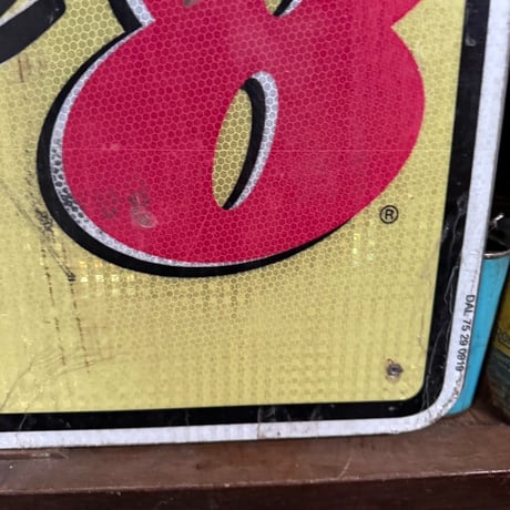 Vintage Super8 & Wendy's 両面看板 20-202-61