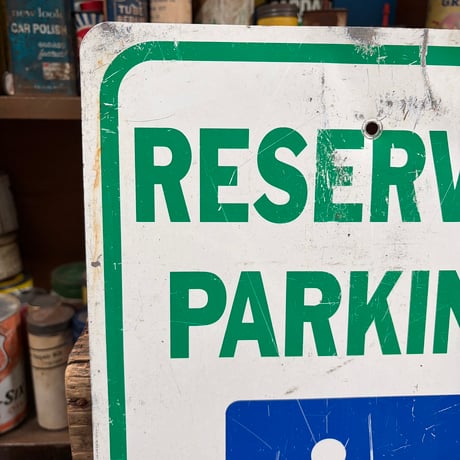 RESERVED PARKING 道路標識 14-62-76