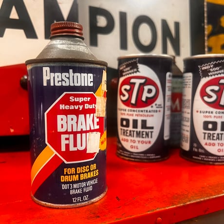Vintage BRAKE FLUID OIL CAN (中身入り) 19-247-11
