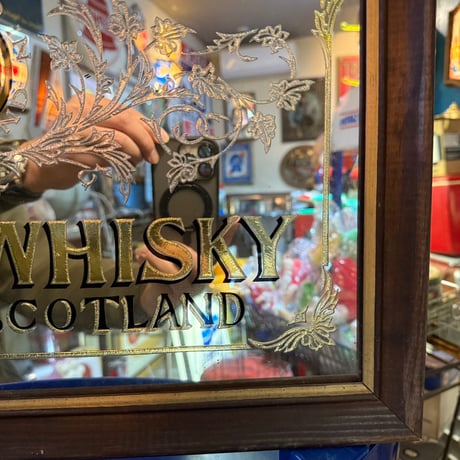 Vintage SCOTCHWHISKY パブミラー 21-372