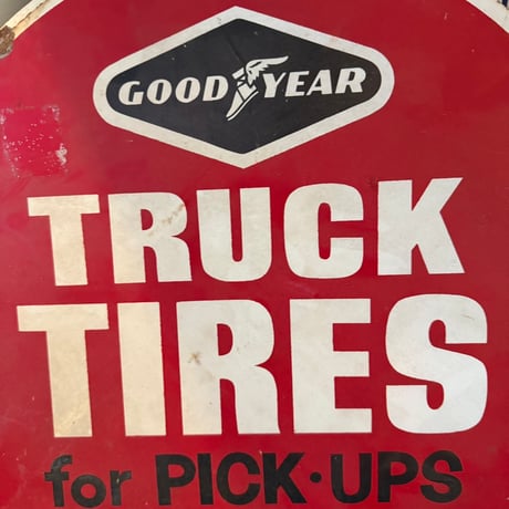 Vintage GOODYEAR TRUCKTIRES 看板 21-262