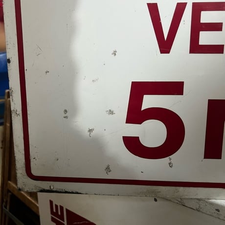 Vintage SLOW SIGN 19-108-51