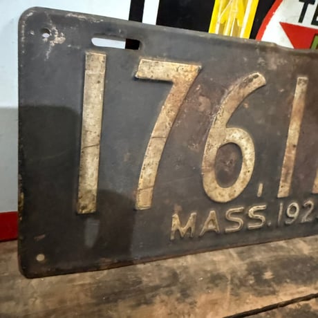【希少!!】Vintage License Plate マサチューセッツ州 20-28-4