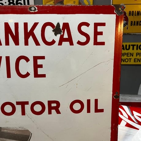 TEXACO ヴィンテージ 琺瑯　看板　K23-3