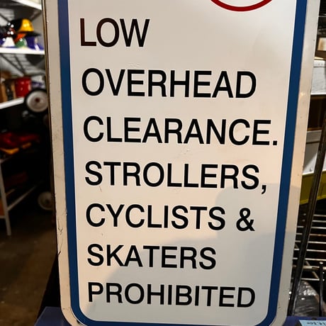 Vintage LOW OVERHEAD CLEARANCE 20-2