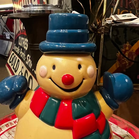 ヴィンテージ　プラスチック製　SNOWMAN CHRISTMAS　16‐326‐7