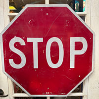 Vintage STOP ロードサイン 20-201-14