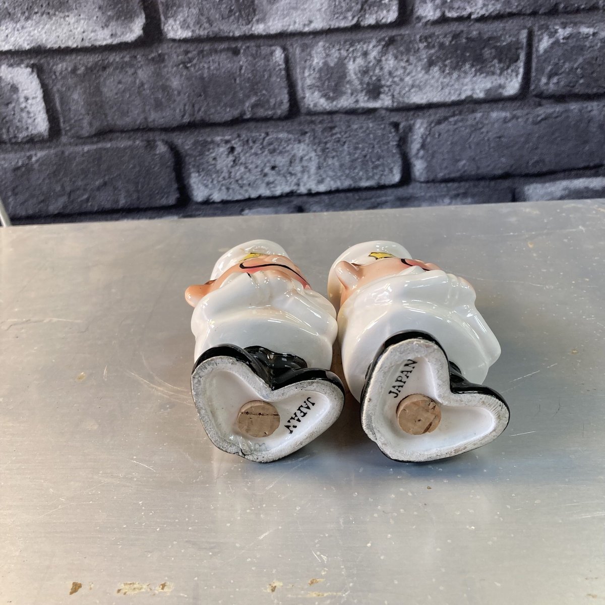 ヴィンテージBrinncoブリンコ ソルト＆ペッパー陶器ひつじ·͜