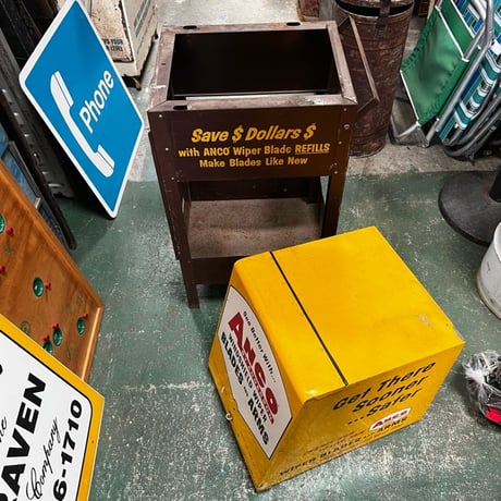 Vintage ANCO DISPLAY キャビネット＆ベースラック セット 16-382